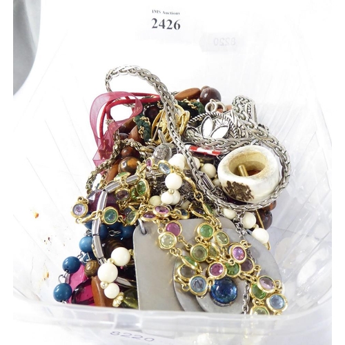 2426 - Box - Assorted Costume Jewellery.