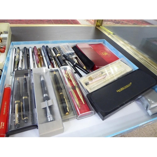 2445 - Box - Assorted Pens, Various Brands.