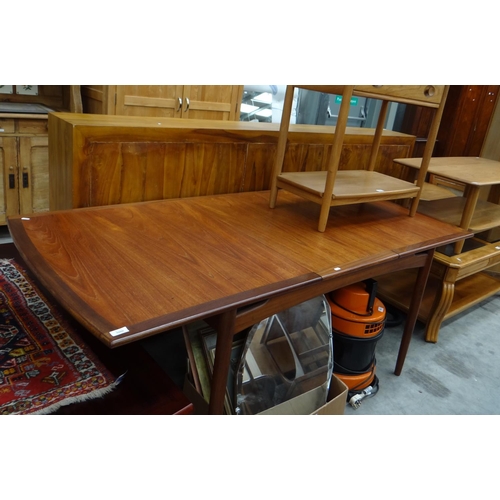 3060 - Teak G Plan Extending Dining Table with 1 Additional Leaf