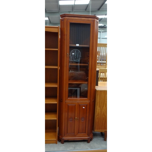 3169 - Chinese Rosewood Corner Cabinet