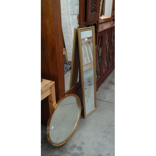 3468 - Two Gilt Framed Wall Mirrors