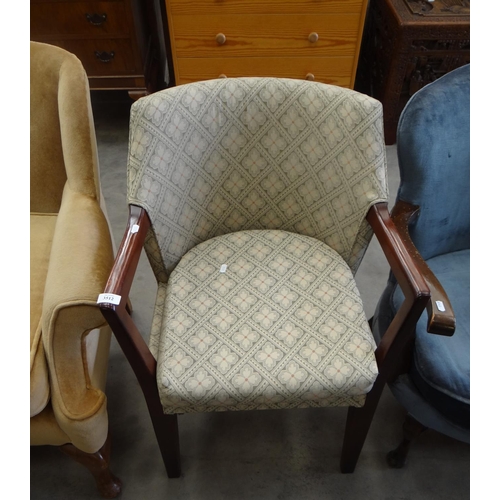 3512 - Pine Framed Elbow Chair