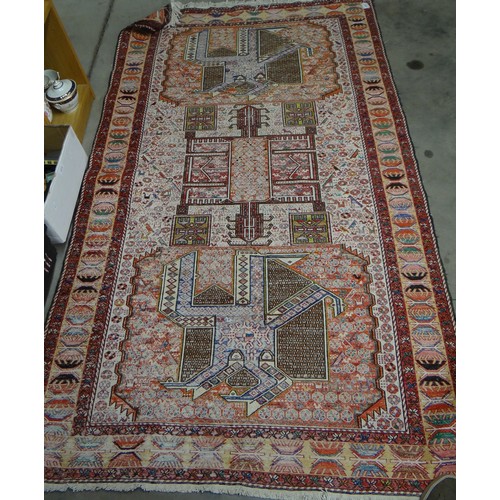 2449 - Eastern Rug, approx 202 x 121cm.