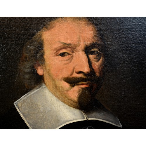 1553 - Framed Oil Portrait Cardinal Jules Mazarin, Italian Cardinal who served the King of France from the ... 