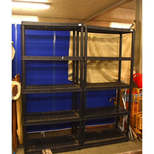 13 - Pair of Four Tier Storage Racks