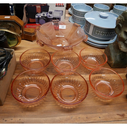 429 - Selection of Art Glass Bowls