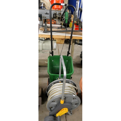 69 - Garden Spreader and Hose Reel