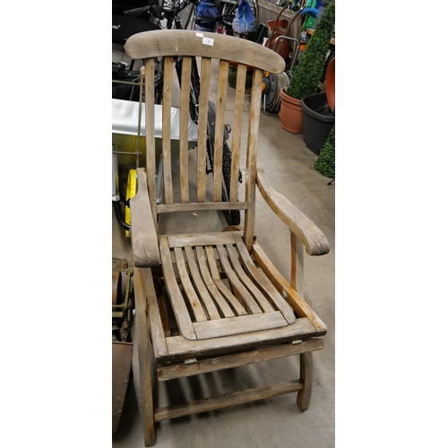 72 - Folding Hardwood Garden Chair