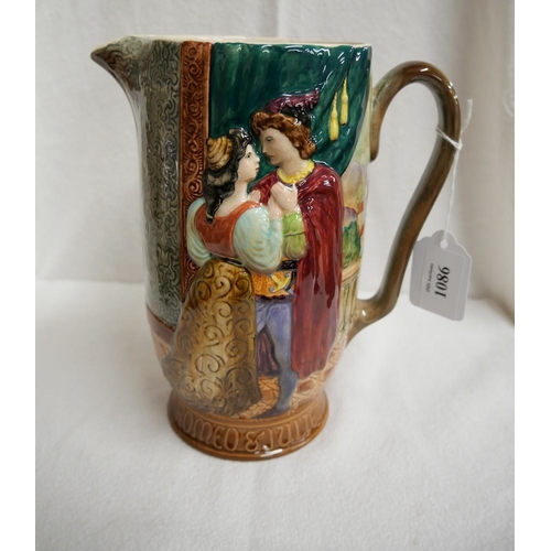 1086 - Beswick - Romeo & Juliet Farewell Jug, approx 20cm tall, model no 1214.