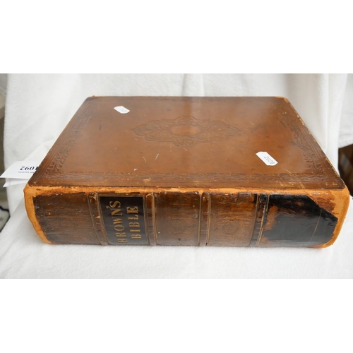 1092 - Browns Family Bible.