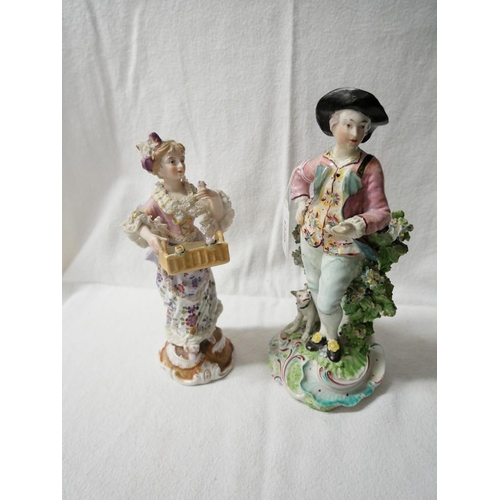 1220 - Two Continental Porcelain Figures.