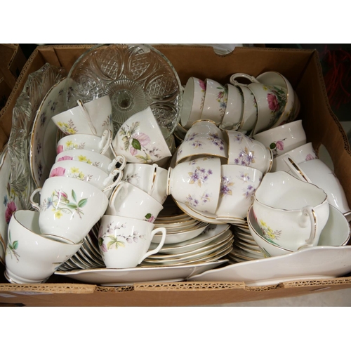 2128 - Box - Assorted Part Tea Sets