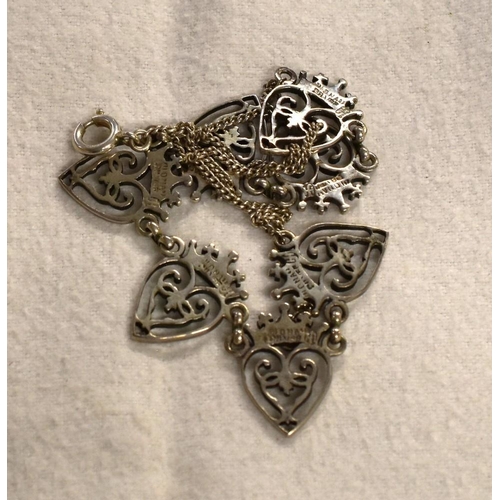 2467 - Iona Silver Heart Shaped Necklace