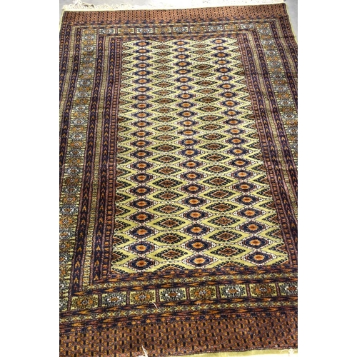 2530 - Eastern Wool Rug Jade Green Ground 124cm x 192cm