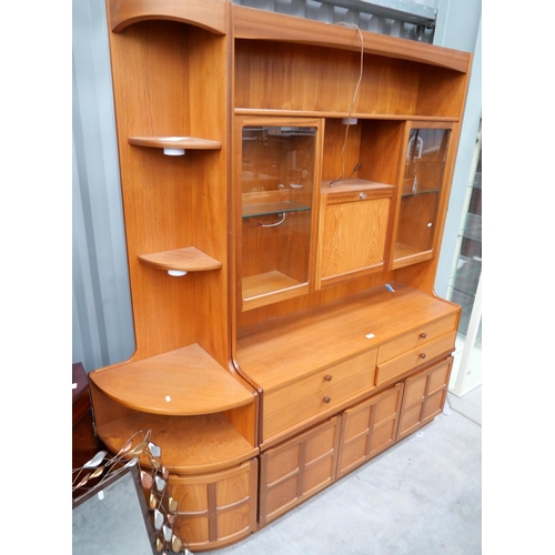 3014 - Vintage Teak Lounge Unit & Corner Cabinet