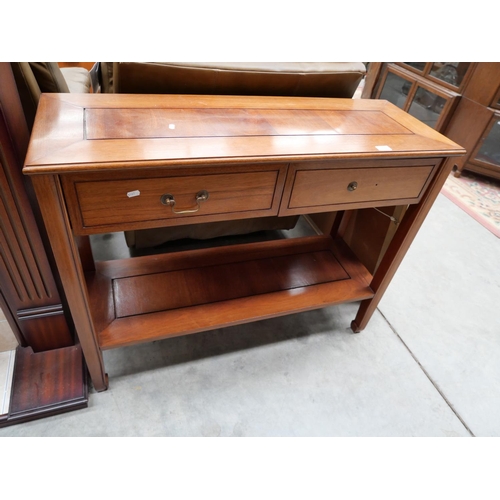 3089 - Chinese Rosewood Console Table with Drawers