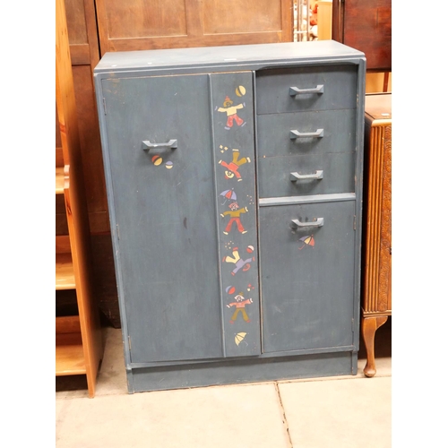 3113 - Children's Painted G-Plan Wardrobe