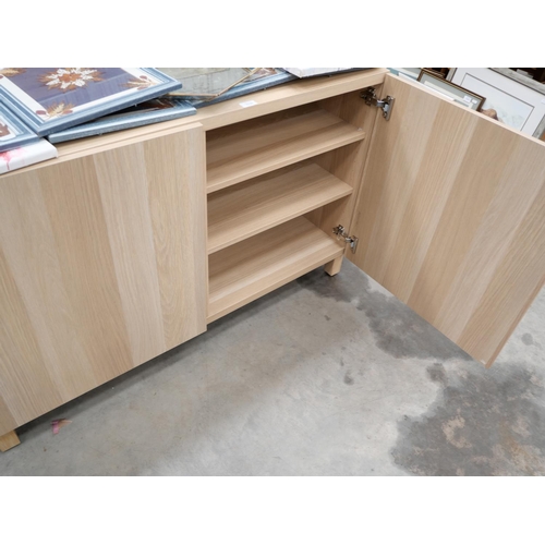 3136 - Ikea Sideboard - 120cm wide x 42cm deep x 75cm tall.