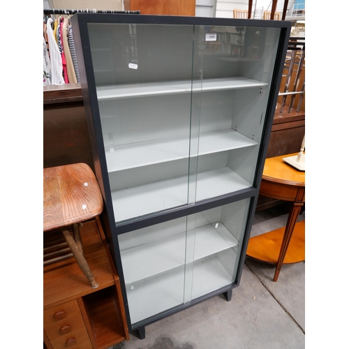 3159 - Five Tier Glass Door Display Cabinet