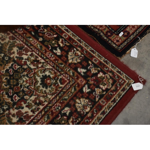 3337 - 160cm x 226cm Geometric Pattern Red Rug