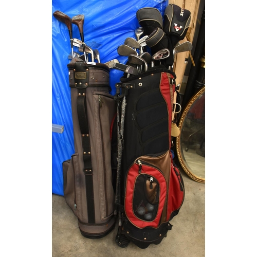 3382 - Two Bags of Golf Clubs