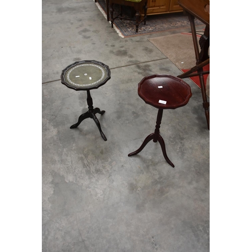 3438 - Two Mahogany Wine Tables