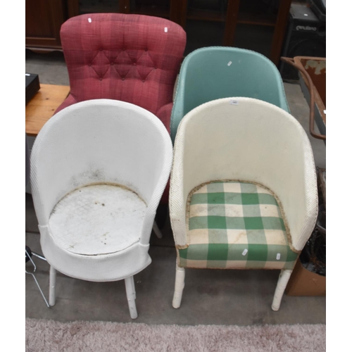 3453 - Four Assorted Chairs