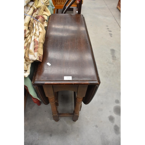 3554 - Gate Leg Drop Leaf Table