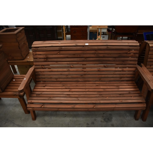 3562 - Three Seater Garden Bench