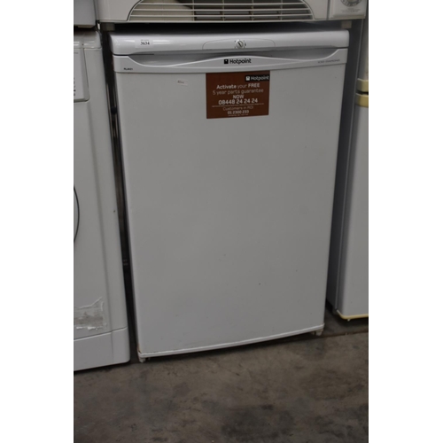 3634 - Hotpoint Undercounter Fridge