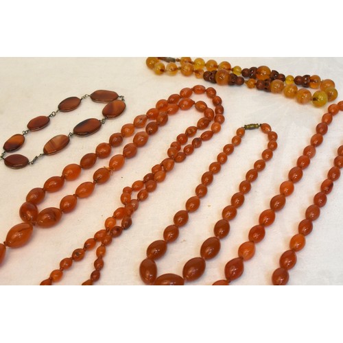 2392 - Agate Bead Necklaces.