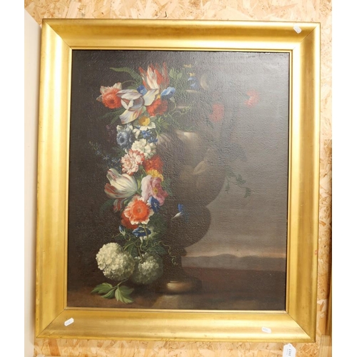 1013 - 19th Century Oil Painting - Still Life, approx 61 x 73cm.