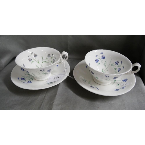 1194 - Two Antique China Duo's.