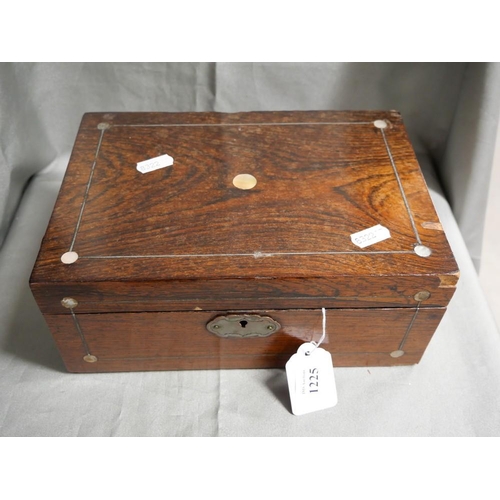 1225 - Victorian Antique Workbox.