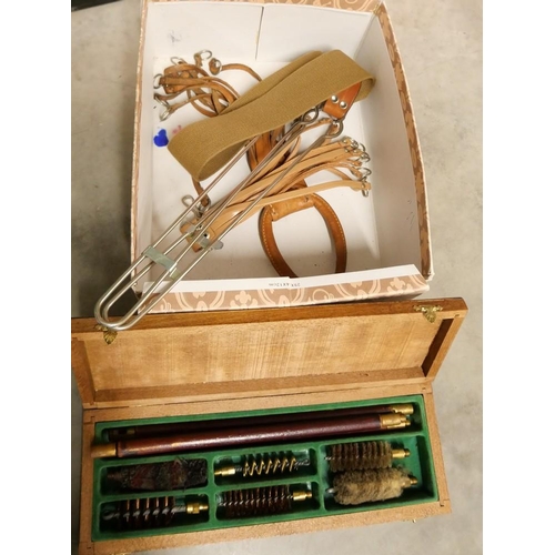 1263 - Two Game Carriers & Shotgun Cleaning Kit.