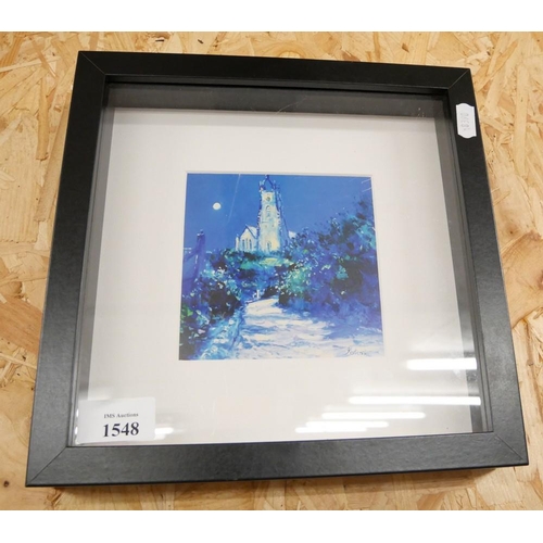 1548 - Jolomo Framed Print, approx 11cm square.