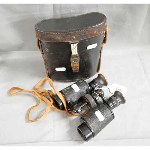 2159 - Pair of Early Vintage Kratolith Carl Schutz & Co Binoculars in Case.