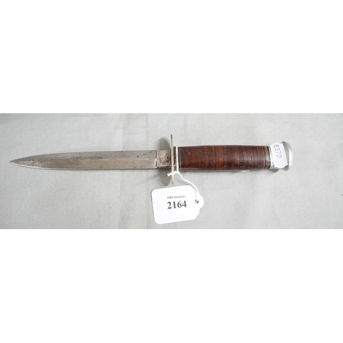 2164 - Milbro Kampa Commando Dagger, approx 26cm long overall.