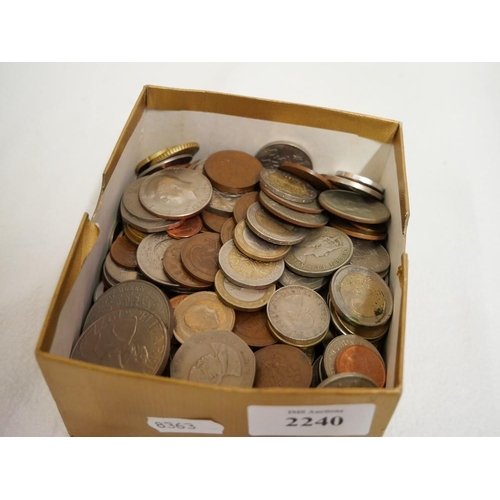 2240 - Box - Vintage UK & World Coins.