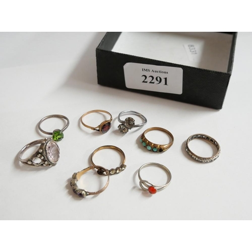 2291 - Assorted Dress Rings.