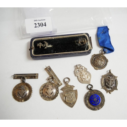 2304 - Vintage Boys Brigade Medals & Stick Pins.