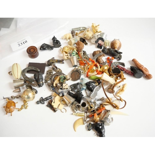 2310 - Collection of Charms, Figures etc.