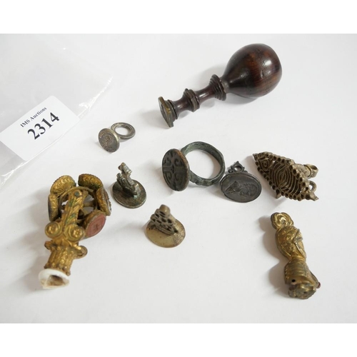 2314 - Collection of Vintage Wax Seals.