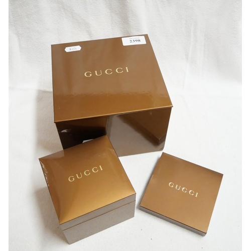 2398 - Gucci Watch Box (NO WRISTWATCH).