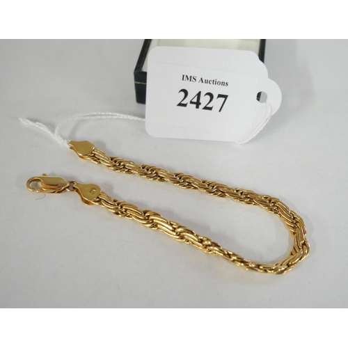 2427 - Rolled Gold Bracelet.