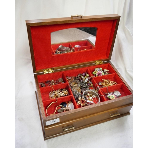 2461 - Box - Assorted Costume Jewellery.