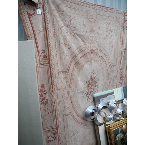 3005 - Antique Wool Floral Wall Hanging  (169cm X 253cm )