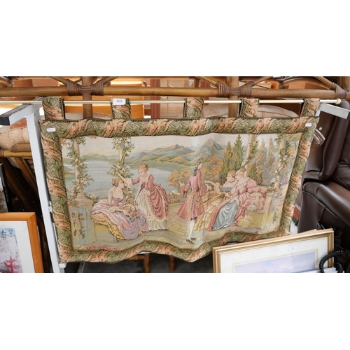 3032 - Tapestry Wall Hanging - Historical Landscape Scene