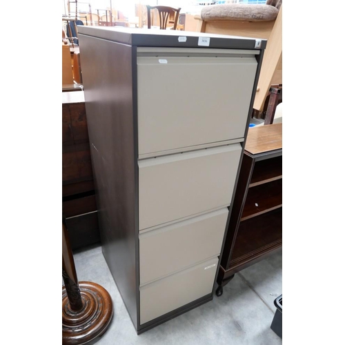 3036 - Metal 4 Drawer Filing Cabinet