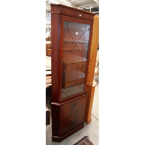 3048 - Mahogany Corner Cabinet